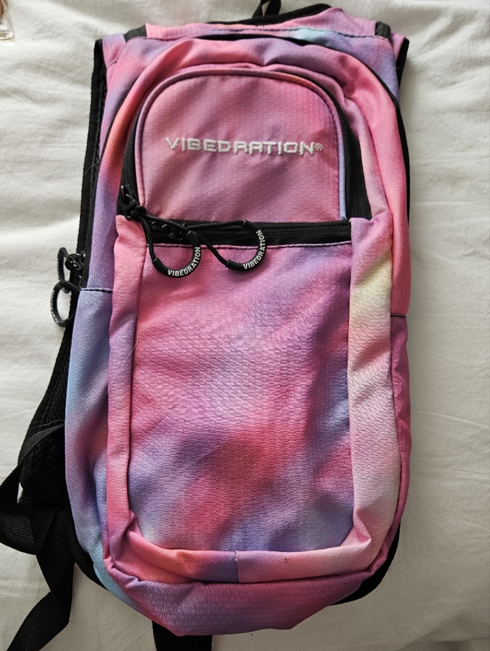 VIBEDRATION Pink Tie-Dye Backpack